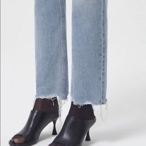 Agolde Lana Mid Rise Straight Jean